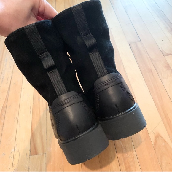 TIMBERLAND Jayne Teddy Fleece Fold Down Ankle Boots - Picture 10 of 16